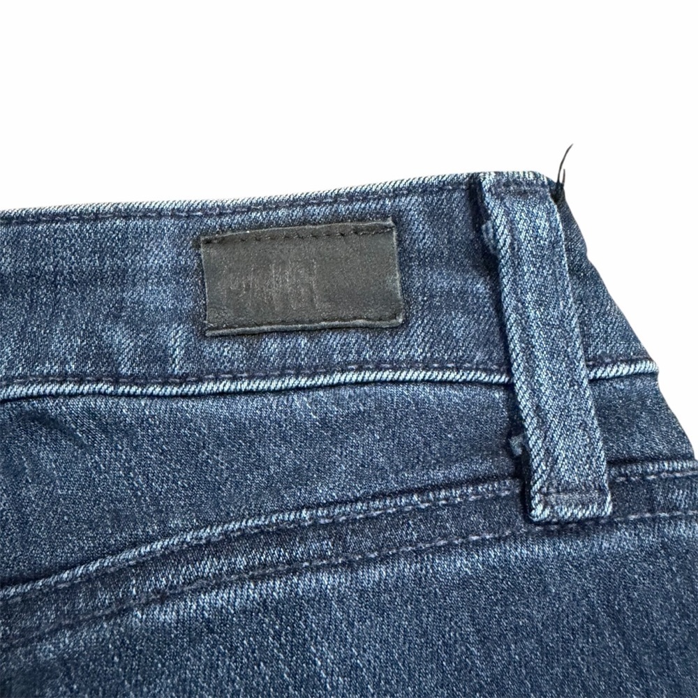 PAIGE Women’s Skinny Jeans Size 28 Dark Wash Mid Rise Stretch Denim Ankle - Picture 4 of 5